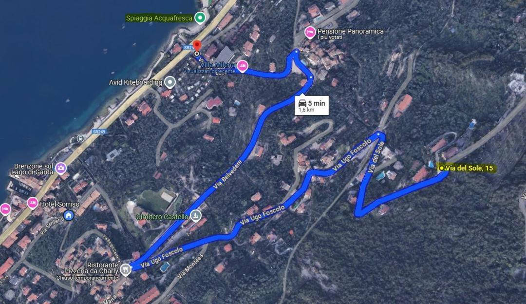 Sheila House Apartman Brenzone sul Garda Kültér fotó